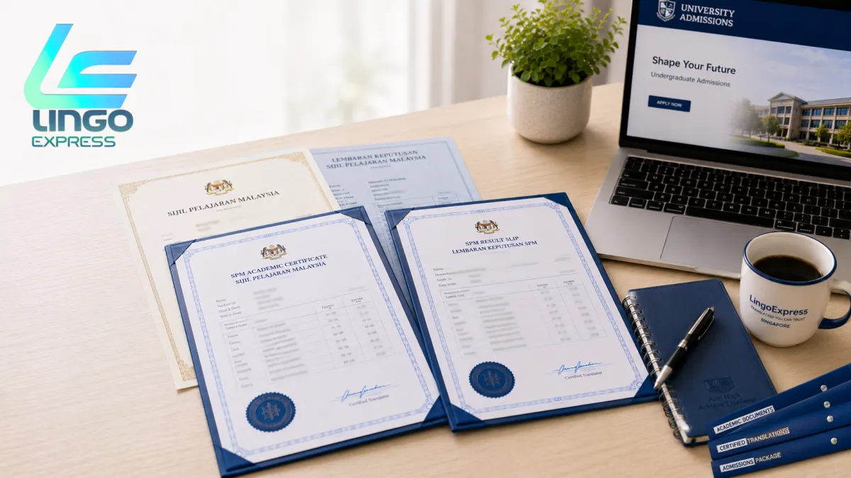 The Complete Translation Guide for Singapore Citizenship and LTVP Applications Student Pass and Academic Document Translation featured image