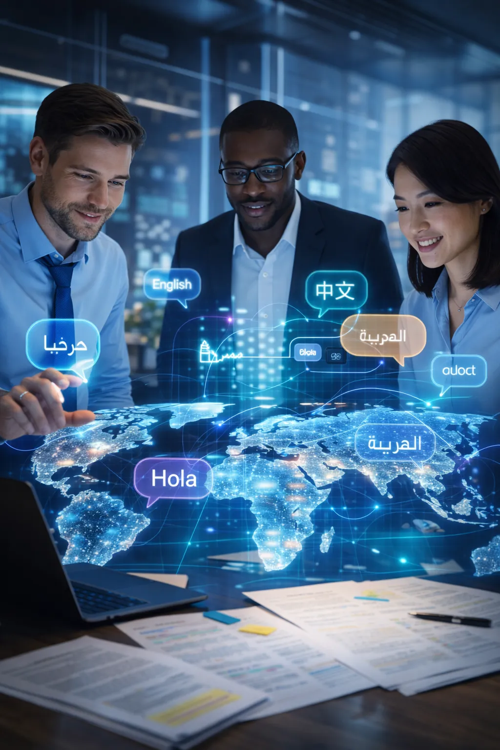 Futuristic professionals