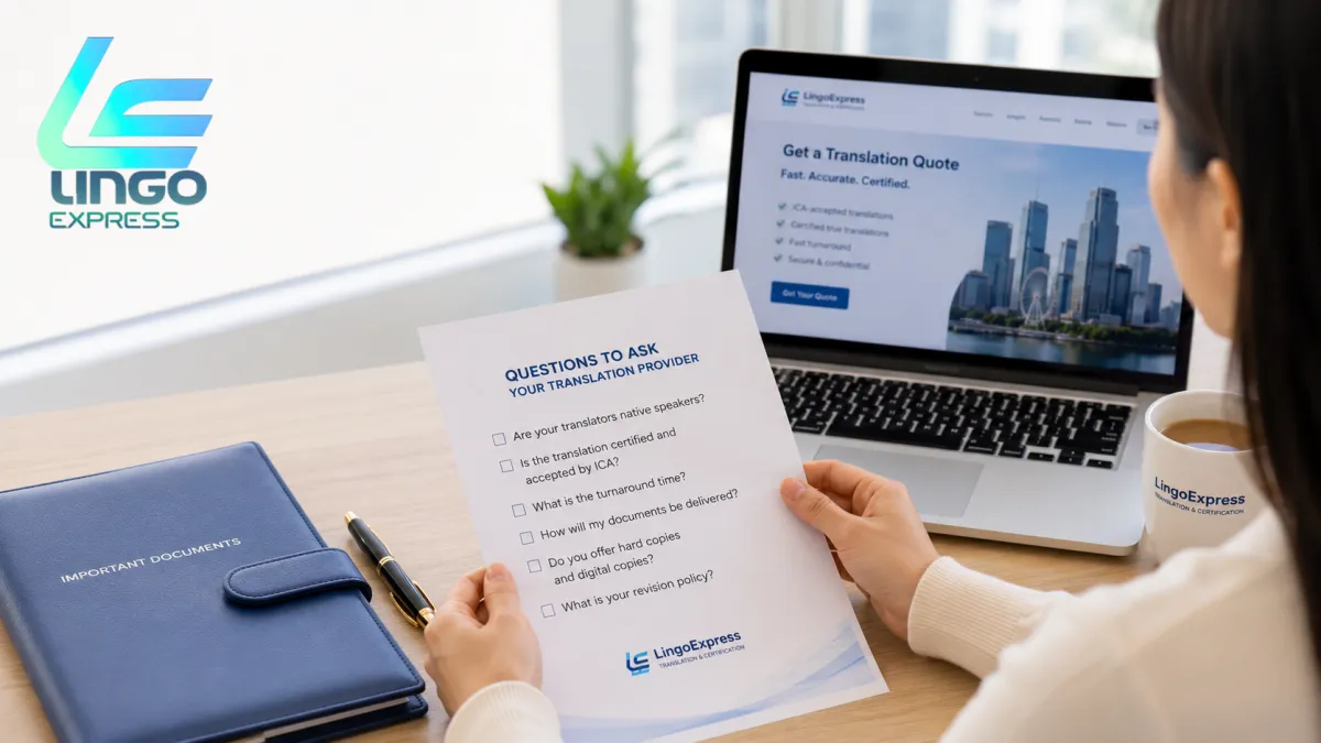 AI Translation vs Certified Translation: What Singapore Applicants Should Know featured image