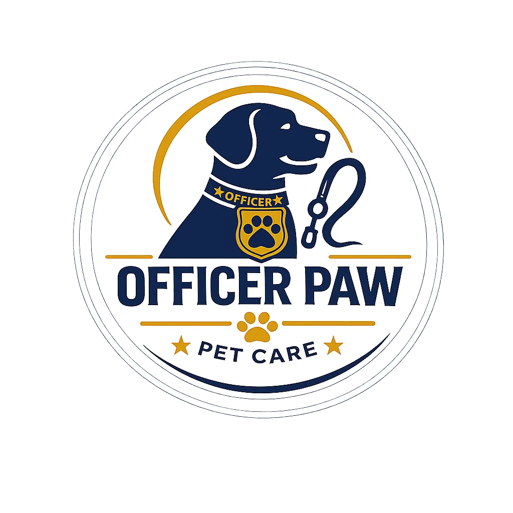 Officer Paw Pet Care Logo