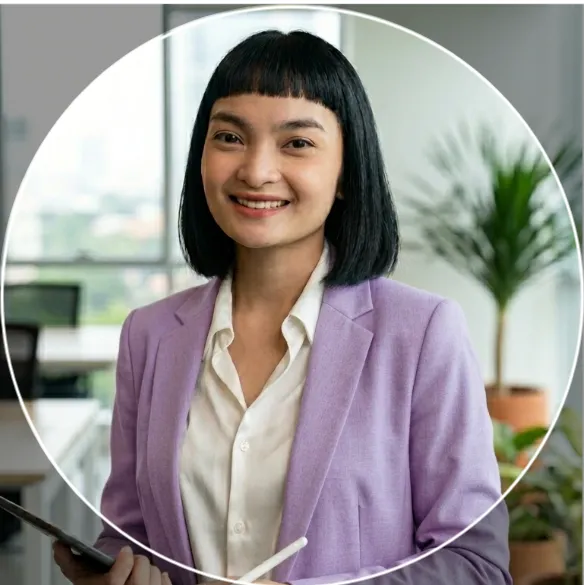 Marketing Specialist portrait (Filipino female), headshot