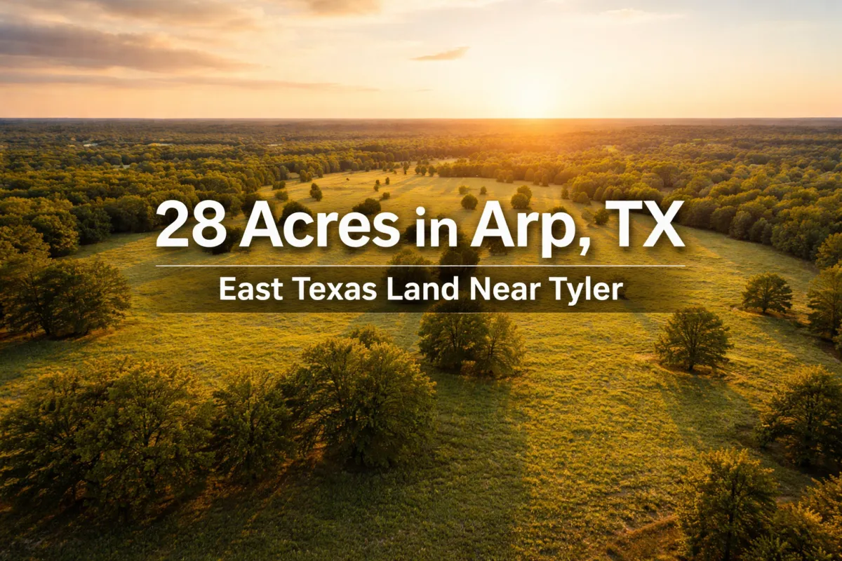 28 Acres for Sale in Arp, TX | East Texas Land Opportunity Near Tyler