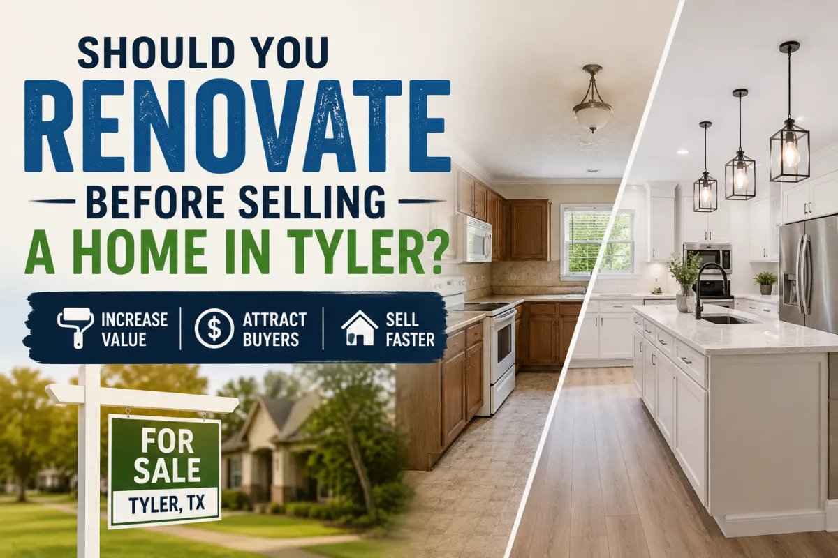 Should You Renovate Before Selling a Home in Tyler?