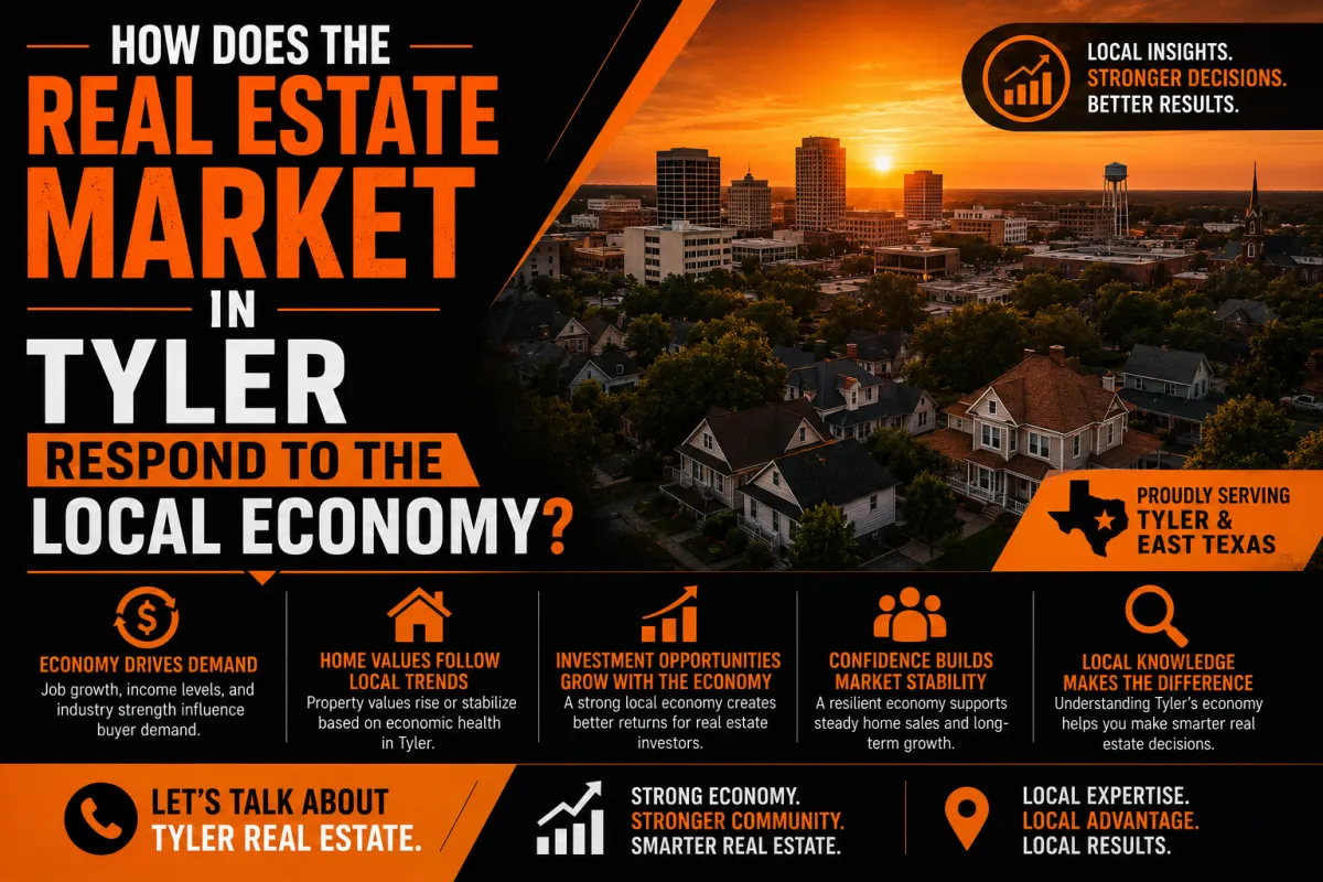 How Does the Real Estate Market in Tyler Respond to the Local Economy?