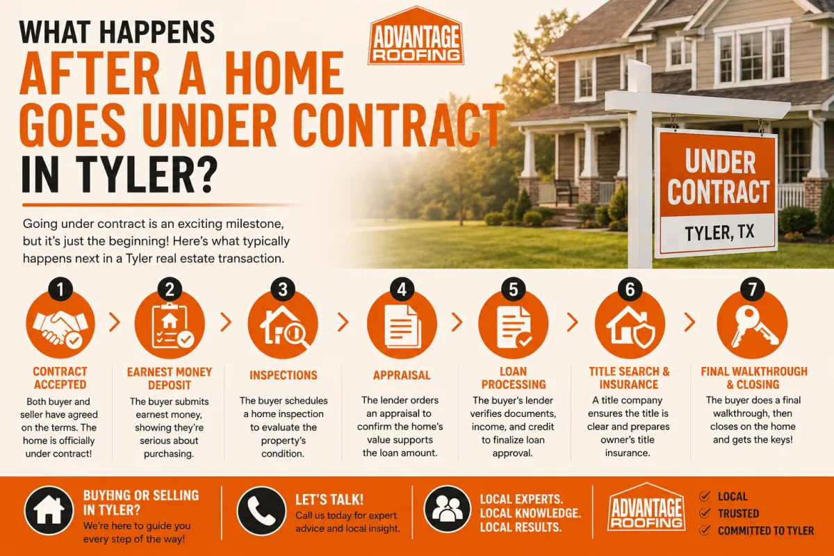 What Happens After a Home Goes Under Contract in Tyler?
