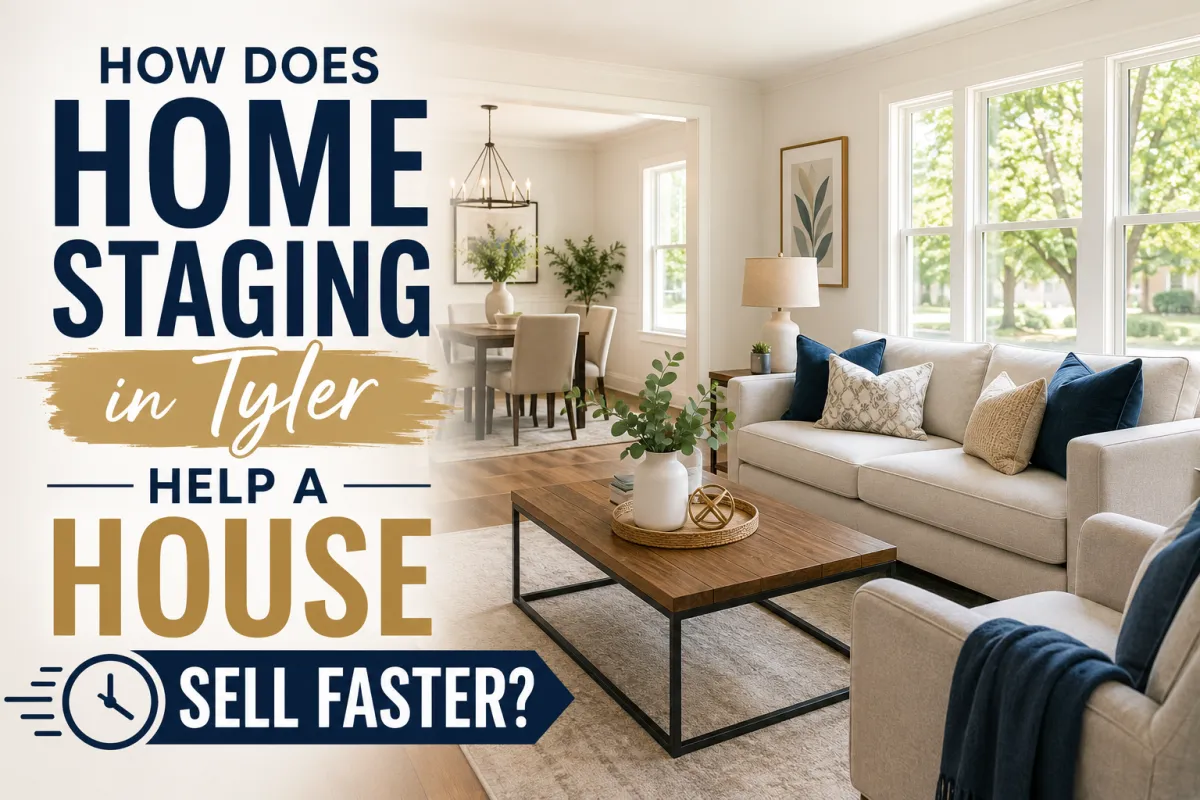 How Does Home Staging in Tyler Help a House Sell Faster?