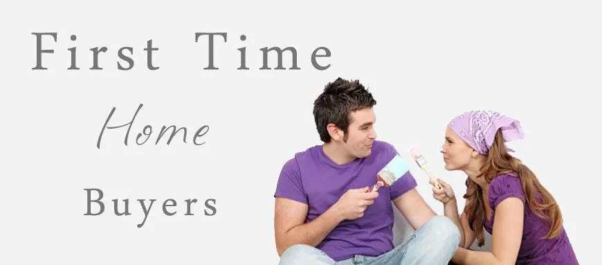 Young couple buying their first home using a first-time homebuyer program