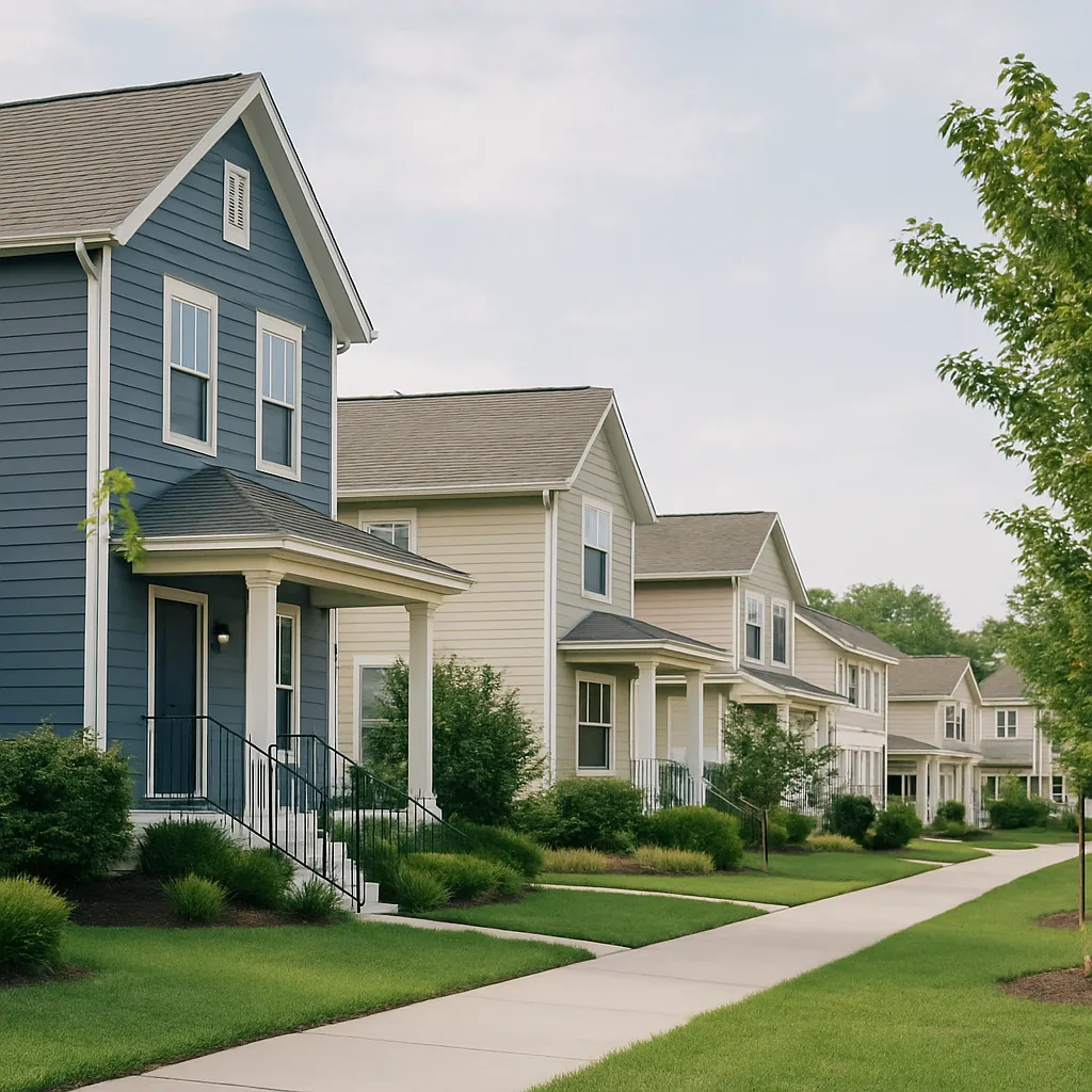 Single-family home purchased with a conventional mortgage and low down payment