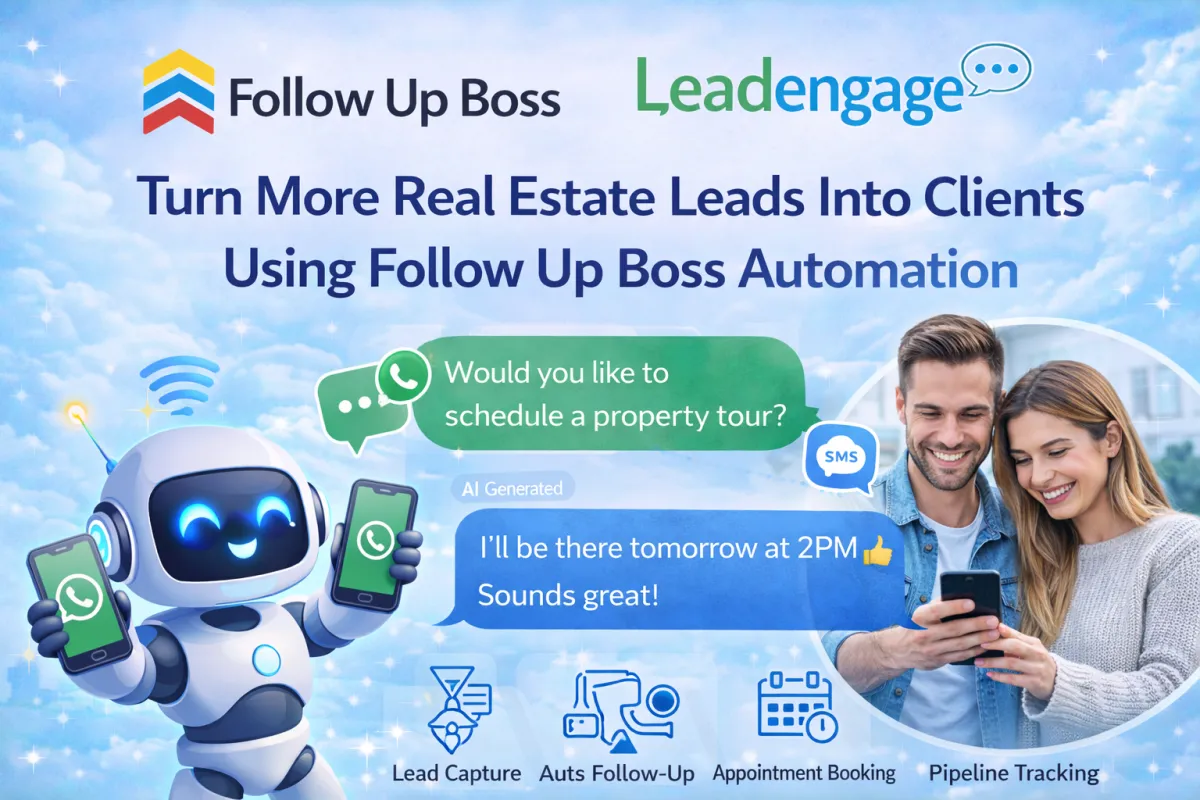Turn More Real Estate Leads Into Clients with Follow Up Boss Automation