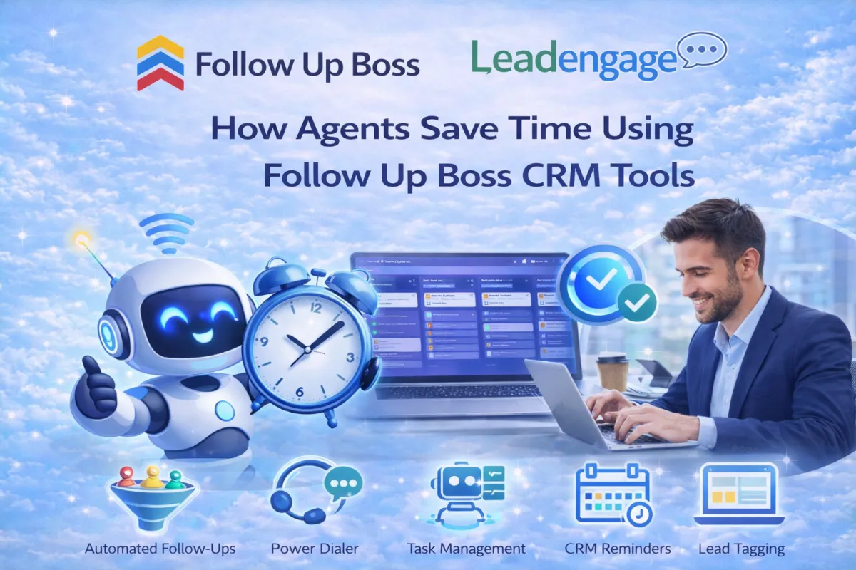 How Agents Save Time Using Follow Up Boss CRM Tools