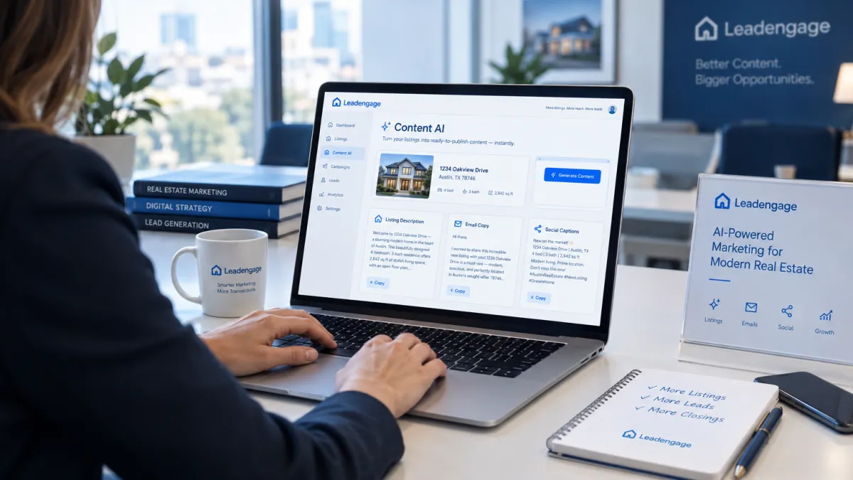 How Real Estate Agents Use Content AI to Write Listings, Emails, and Social Posts in Minutes