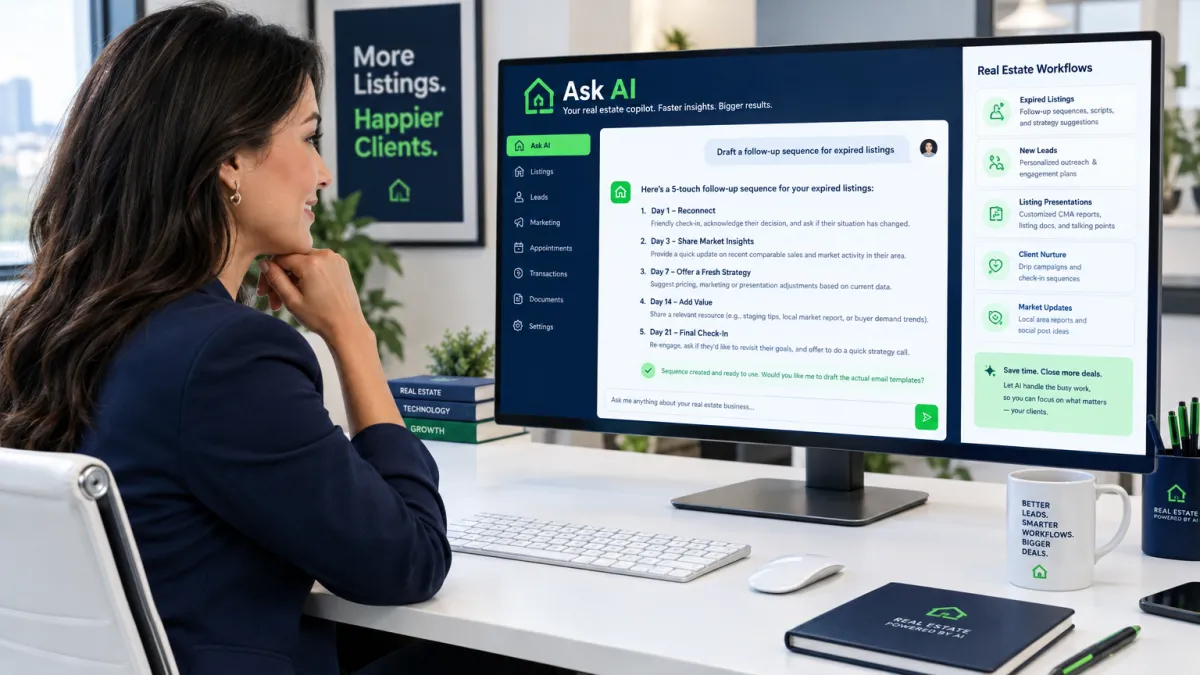 How Real Estate Agents Use Ask AI to Run Their Entire Follow-Up System With One Sentence