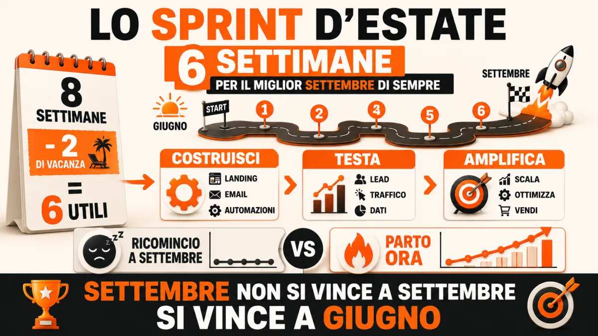 Lo "Sprint d'Estate" — 6 settimane per prepararti al miglior settembre di sempre