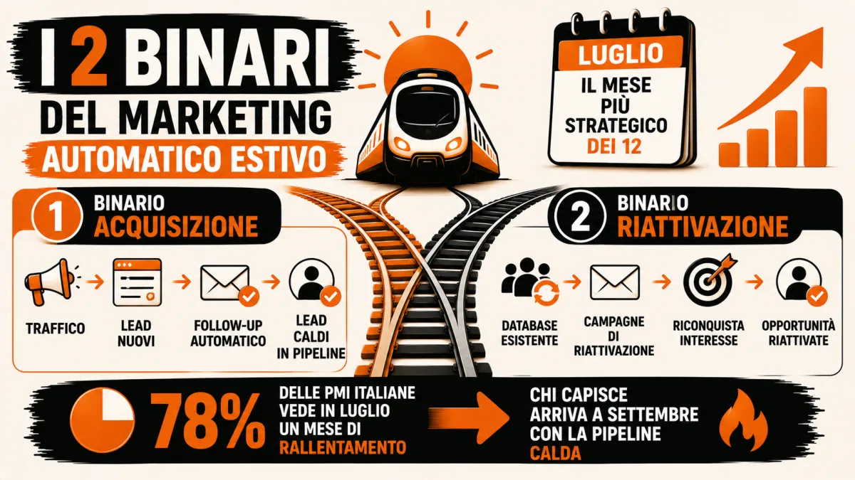 I 2 binari del marketing automatico estivo