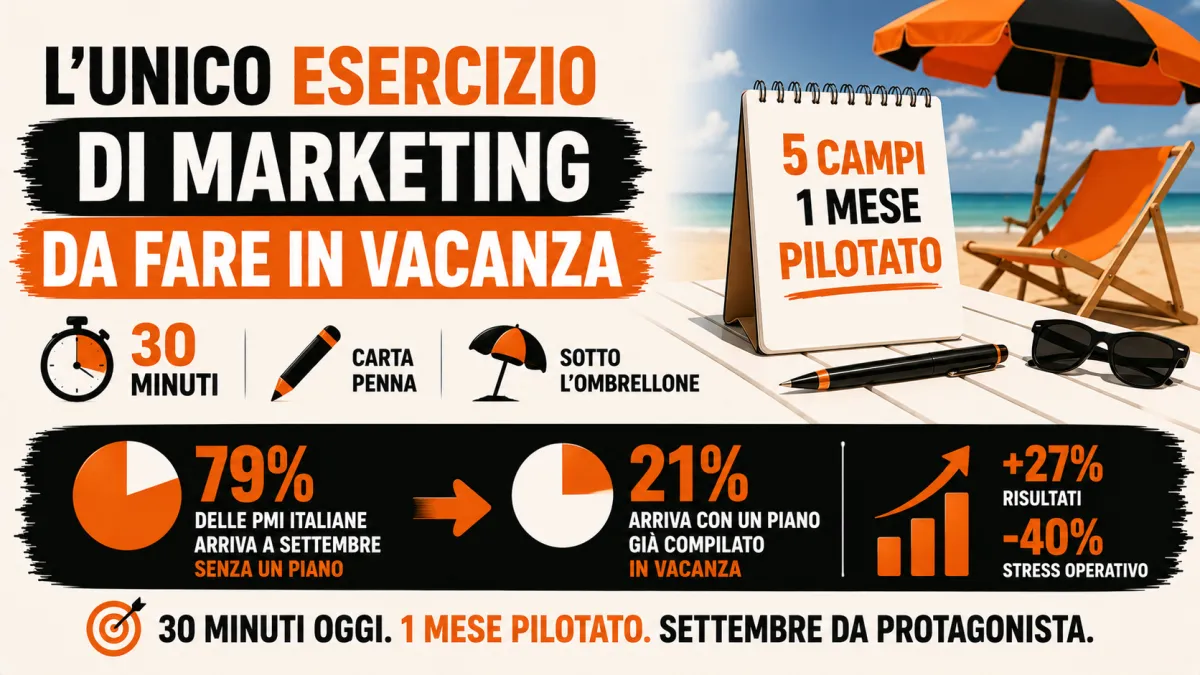 Il foglio A4 che decide il tuo settembre