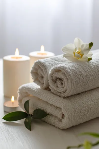 Interior of  showcasing a calm, clean, and welcoming spa environment