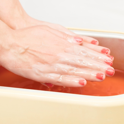 Paraffin treatment at Aya Thai Massage and Wellness