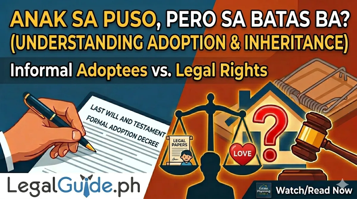 "Anak sa Puso, Pero sa Batas Ba?" — Understanding Adoption and Inheritance