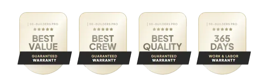 Guarantee Banner - BB Builders Pro