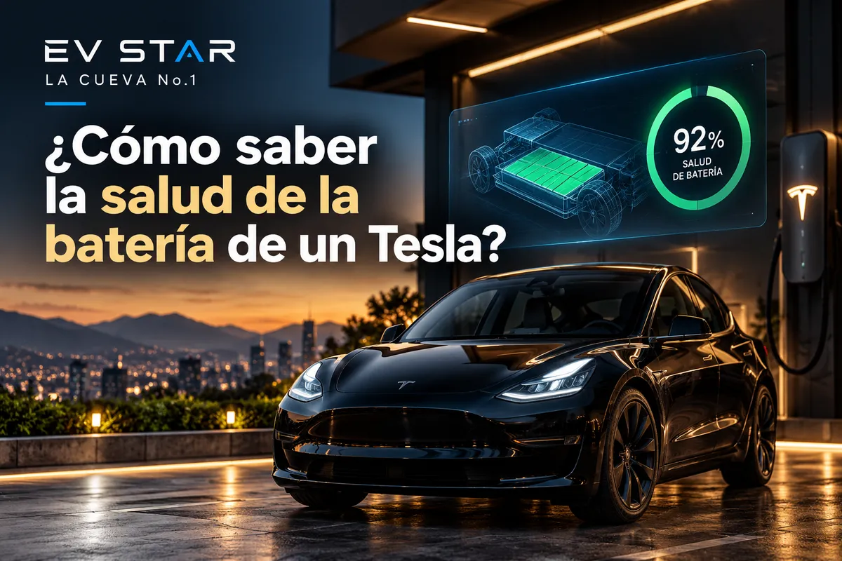 ¿Cómo saber la salud de la batería de un Tesla?