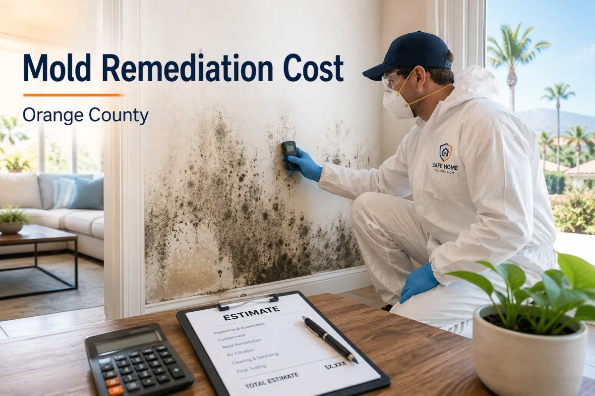 How Much Does Mold Remediation Cost in Orange County?
