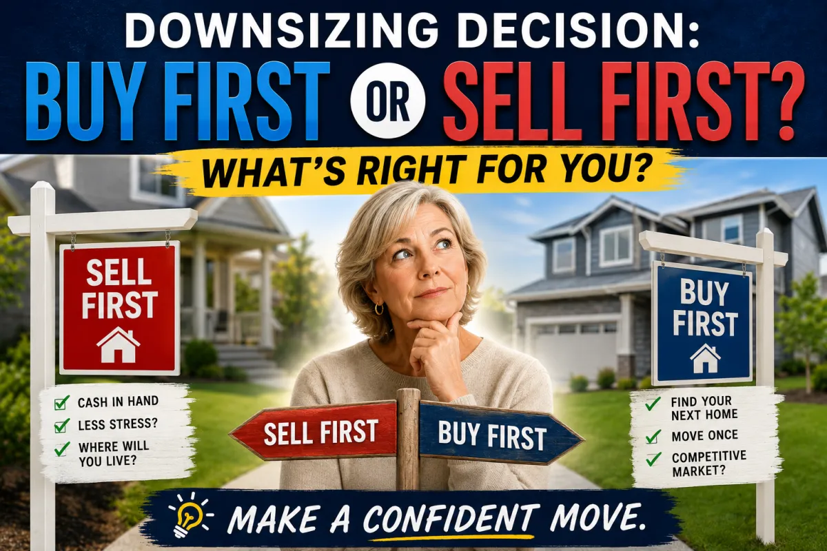 Should You Buy or Sell First When Downsizing? How to Make the Right Decision