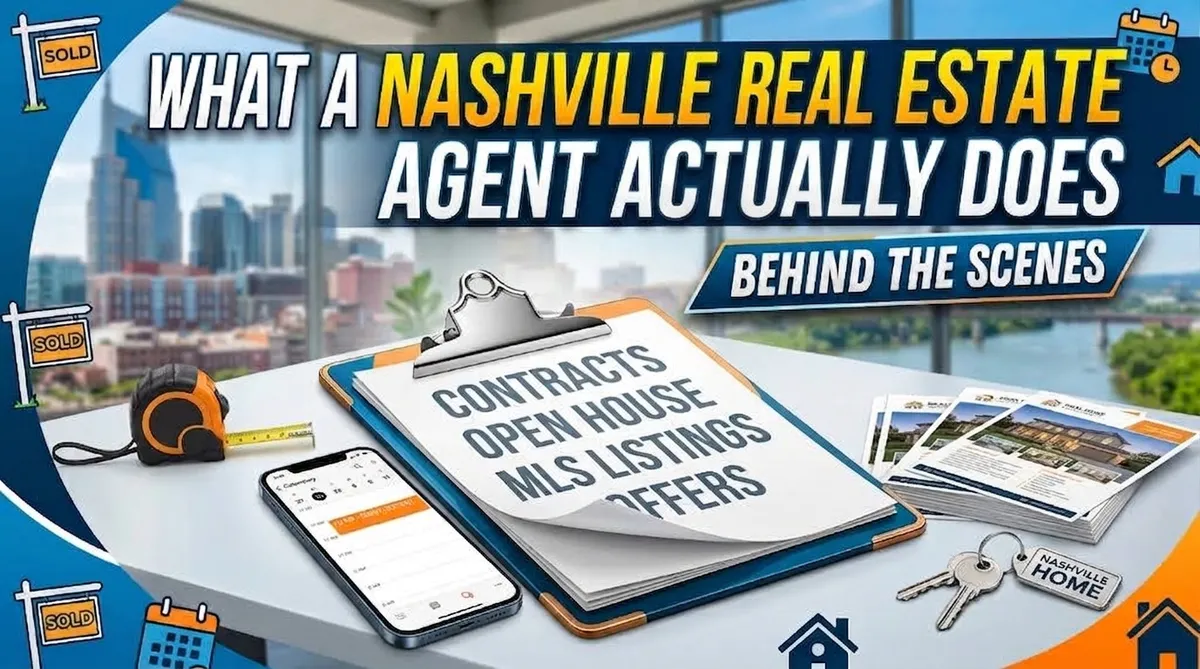 What a Nashville Real Estate Agent Actually Does (Behind the Scenes)
