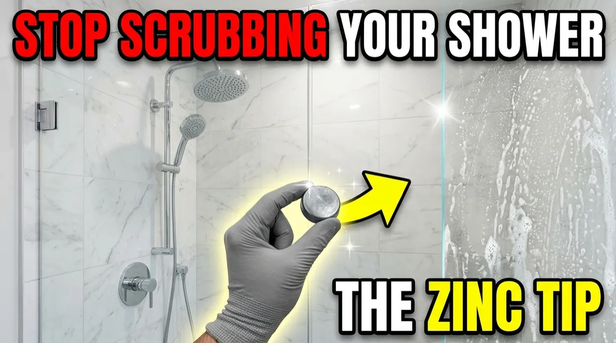 Stop Scrubbing Your Shower: The Zinc Tip Every Homeowner Should Know