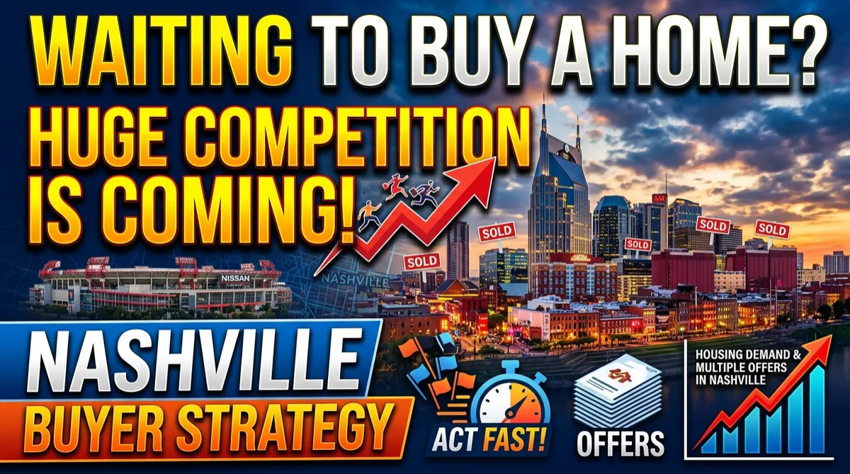 Waiting to Buy a Home? Why More Competition Is Coming | Nashville Buyer Strategy