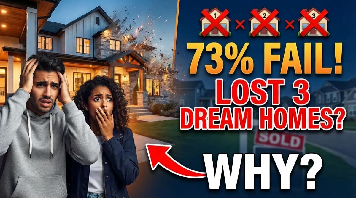 73% lost 3 dream homes