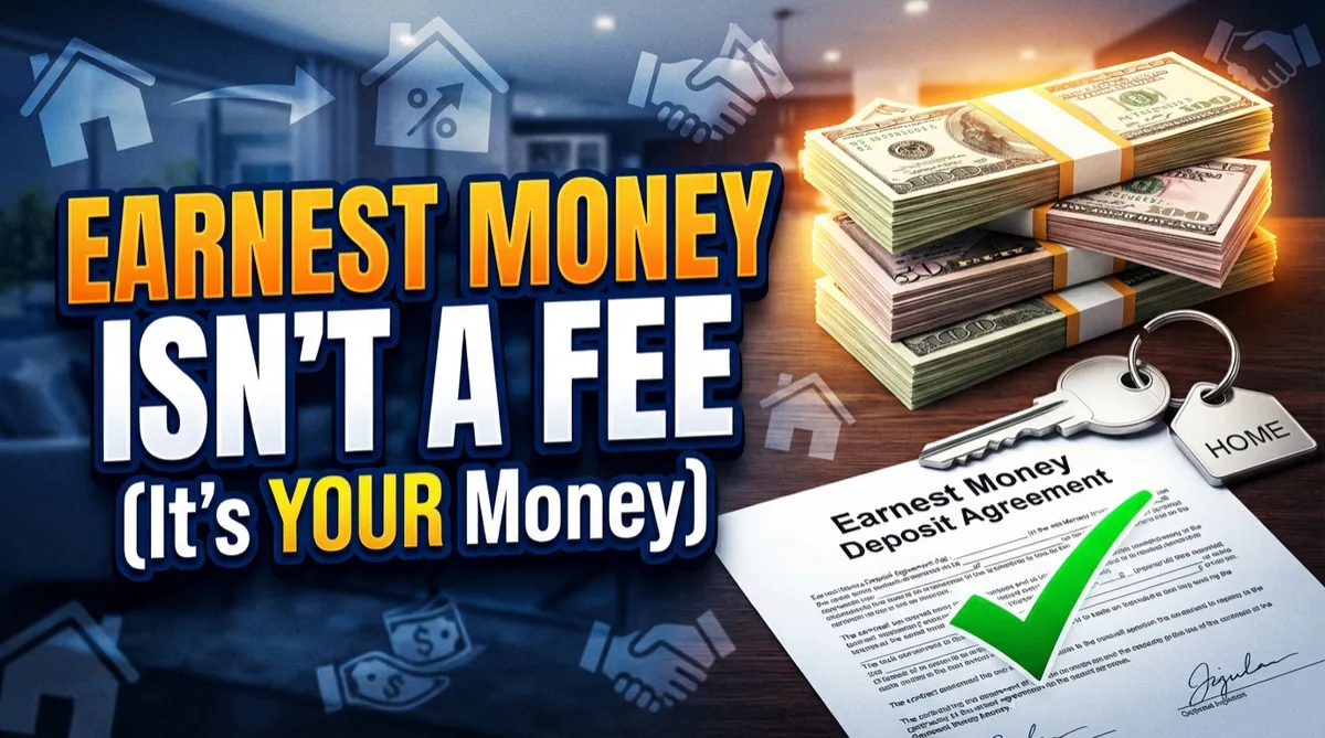 Earnest Money Isn't a Fee (It's YOUR Money)