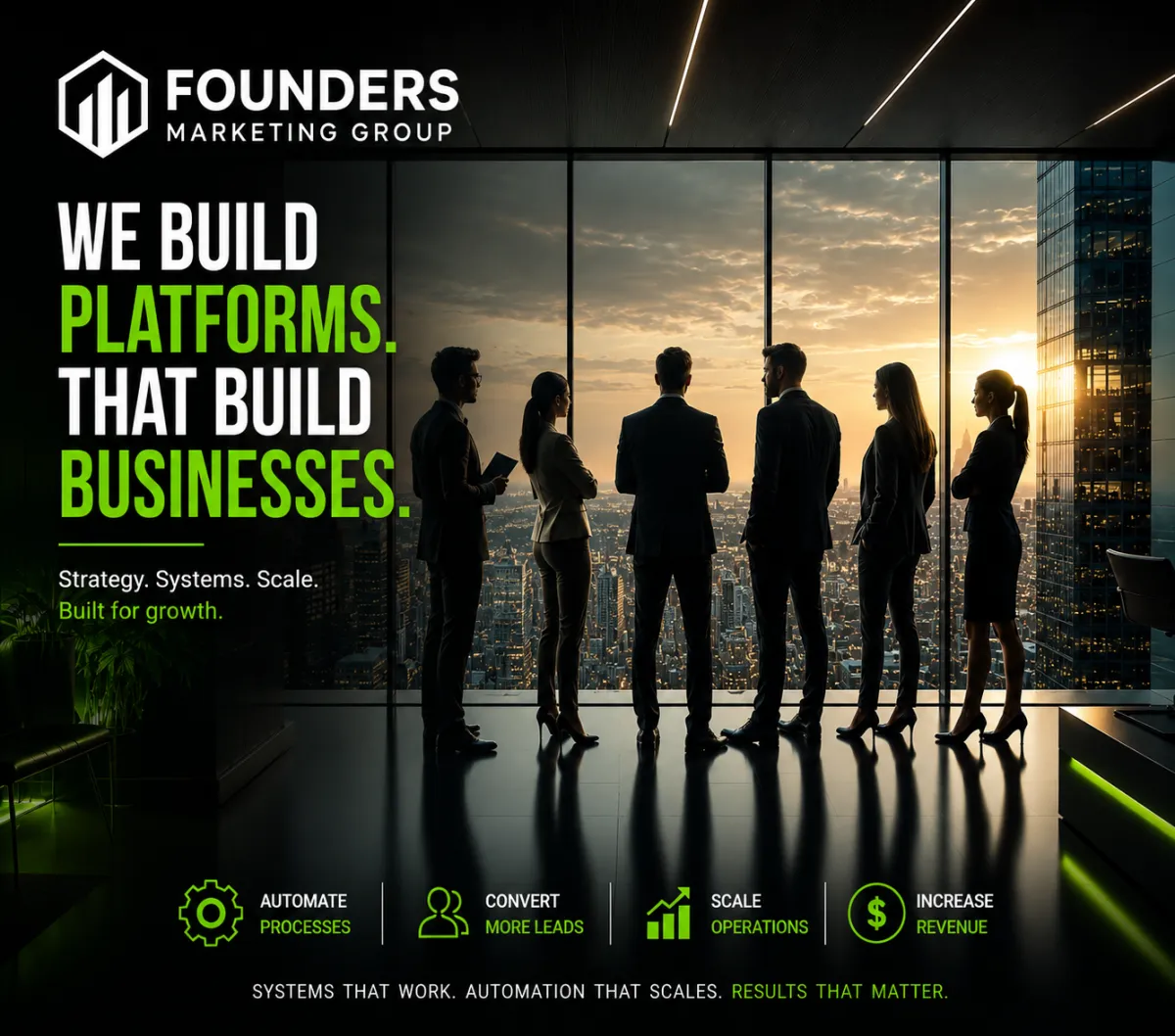 Founders Marketing Group Fort Wayne marketing agency team