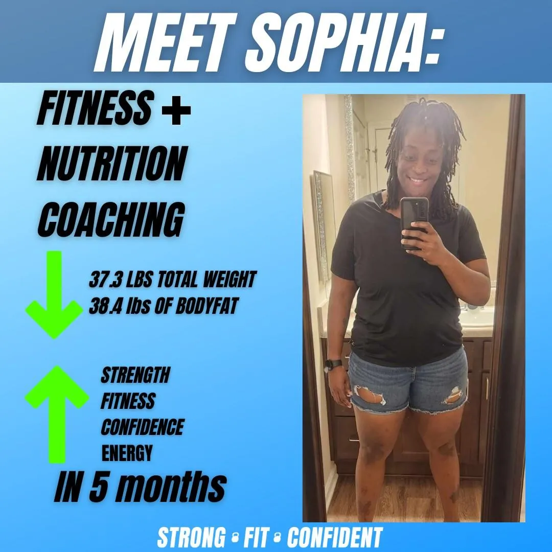 Sophia transformed at Breakaway Fitness