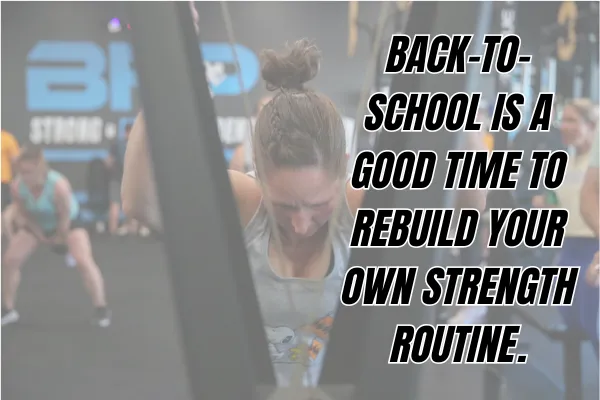 Adult performing coached strength training at Breakaway Fitness and Performance