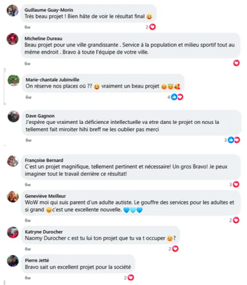 Réactions citoyennes