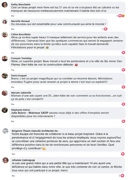 Réactions citoyennes