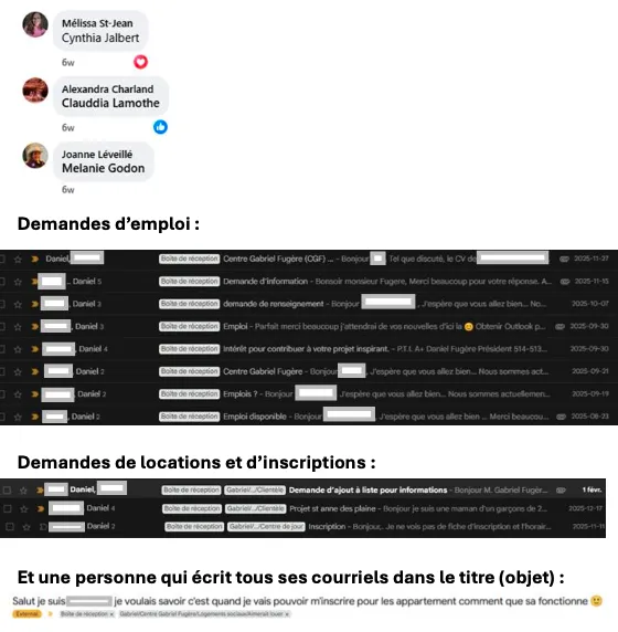 Réactions citoyennes