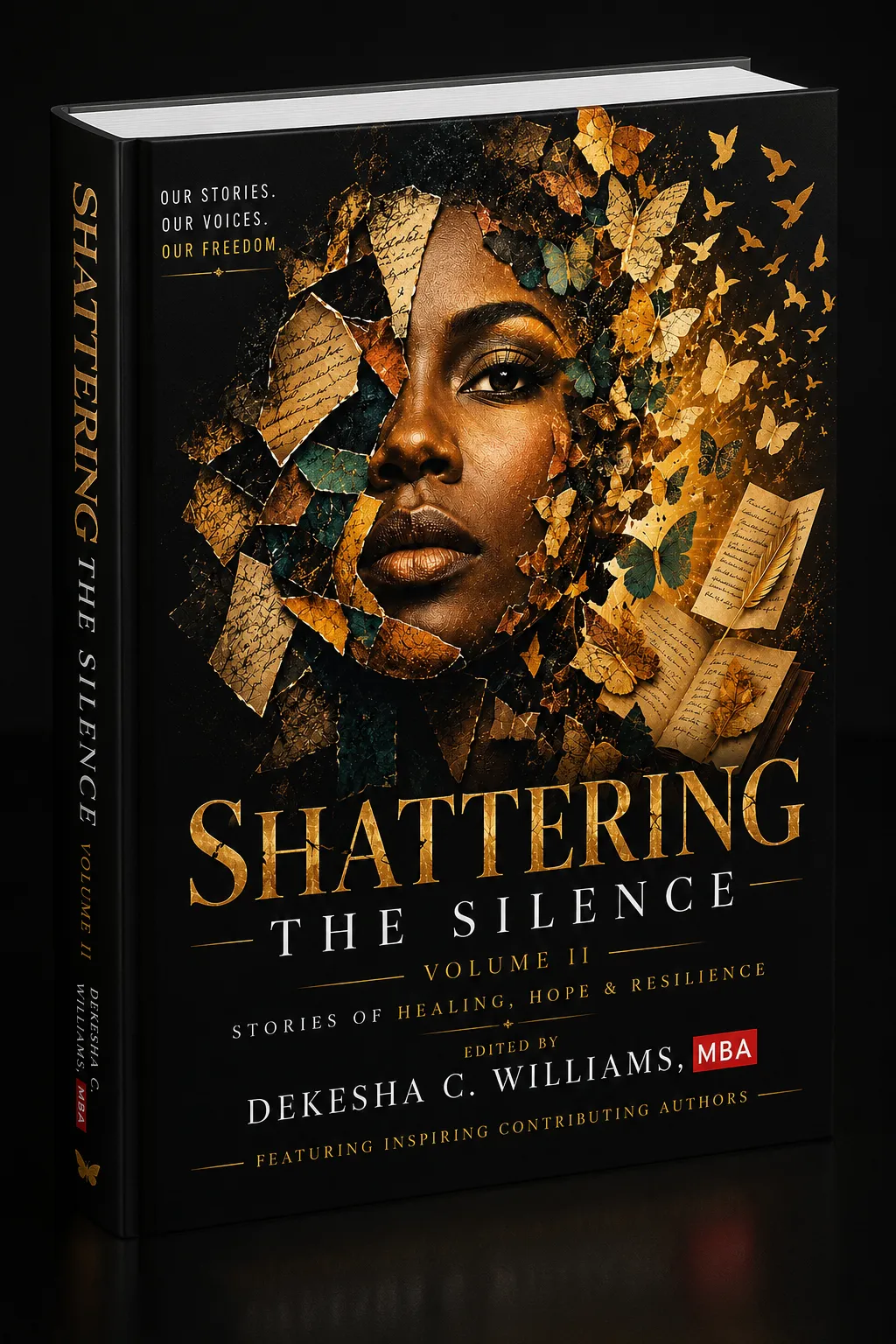 Shattering the Silence Volume 2 Book Cover Mockup