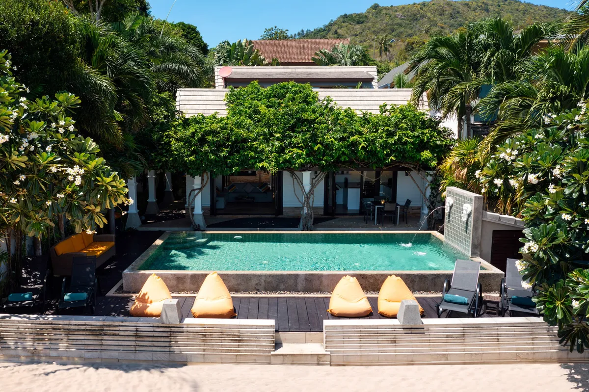 Villa Lemongrass — 3 bedroom beachfront villa with private pool in Bang Makham, Koh Samui