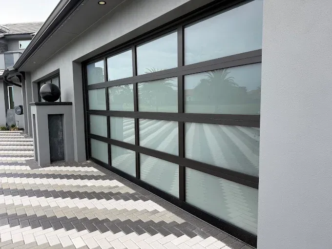 Clean garage windows