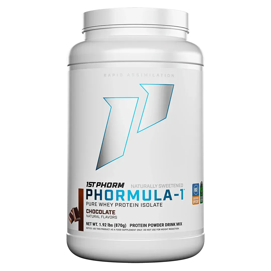 Phormula-1 Natural is a premium whey protein isolate with natural flavors, designed for rapid digestion and high bioavailability. It supports muscle repair, growth, recovery, endurance, and healthy body composition. Low-temperature processing removes excess fat and lactose, making it ideal for pre- or post-workout and morning use to deliver essential amino acids for lean muscle support.