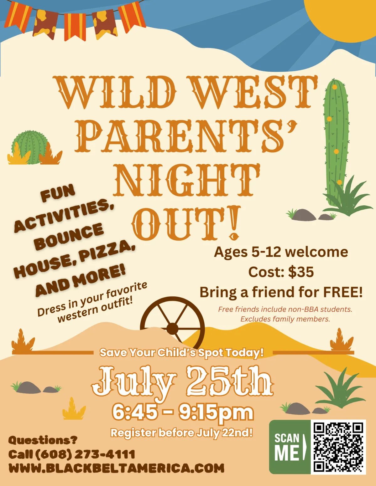 Parents Night Out Flyer