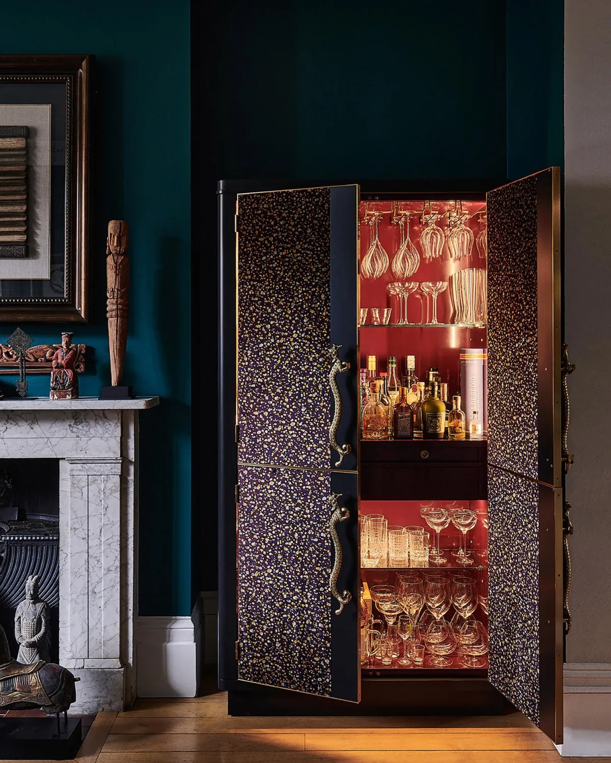 Dragon Cocktail Cabinet - Living Room - Victorian Townhouse - Notting Hill London