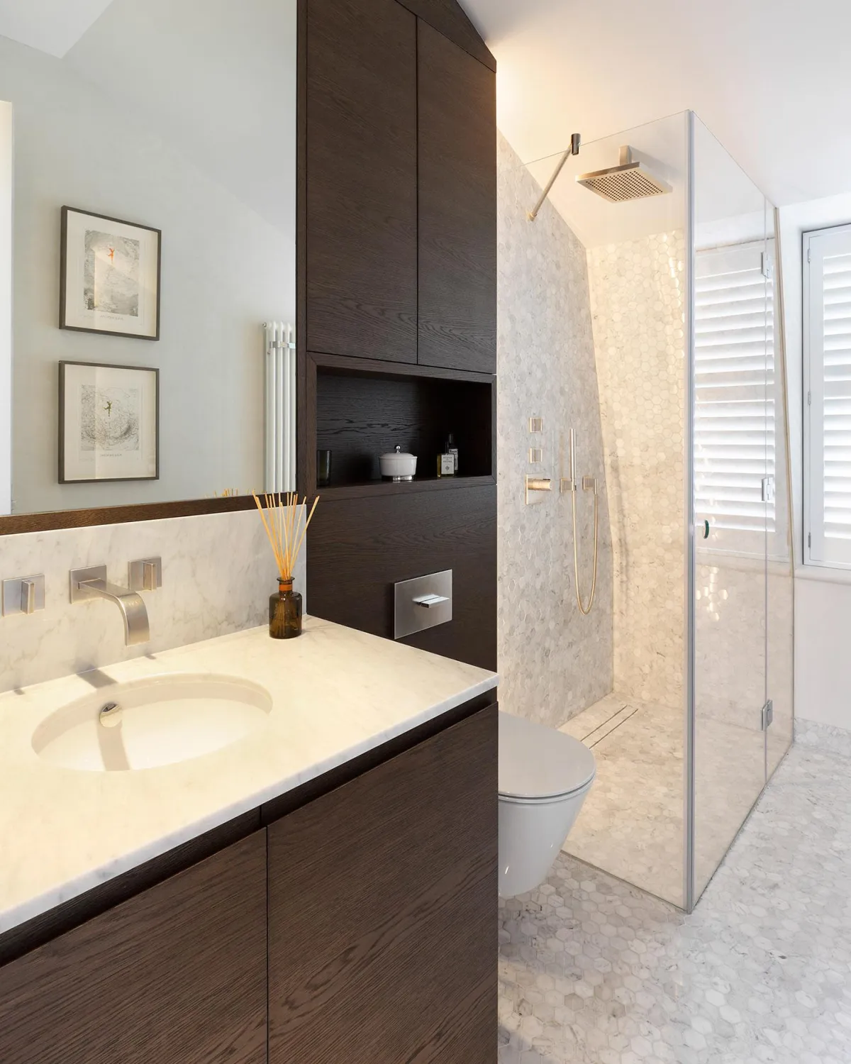 Ensuite - Victorian Terraced House - Chelsea London