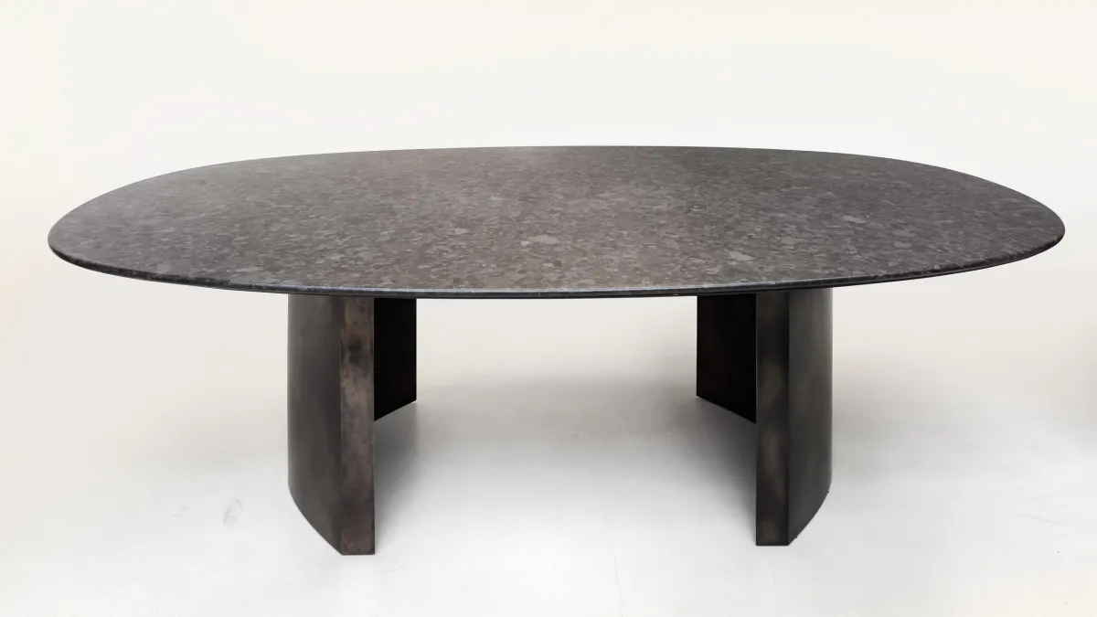 Organic Marble Console Table