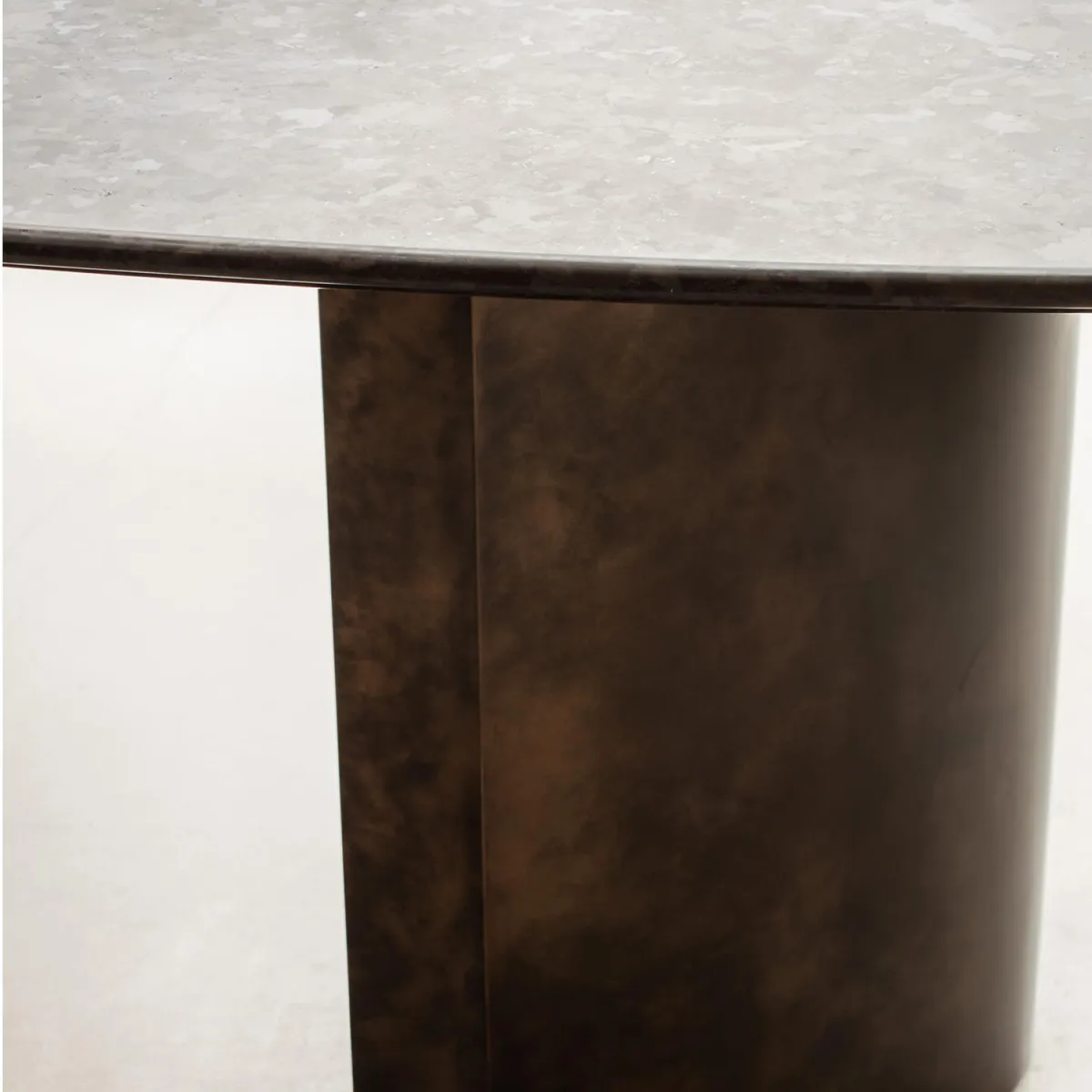 Organic Marble Console Table designed by WOOLF for a Victorian Townhouse in Notting Hill.