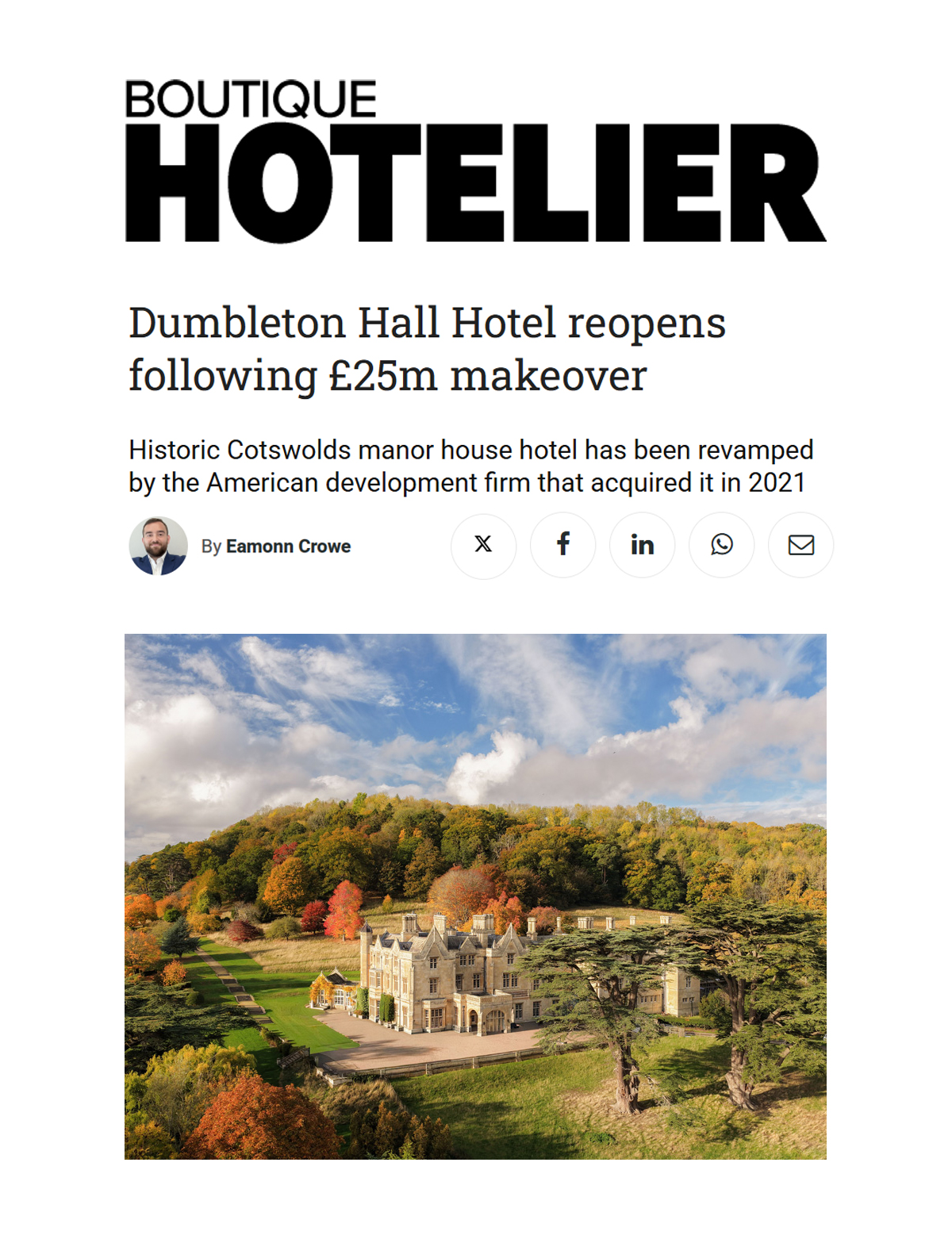 Boutique Hotelier - April 2026