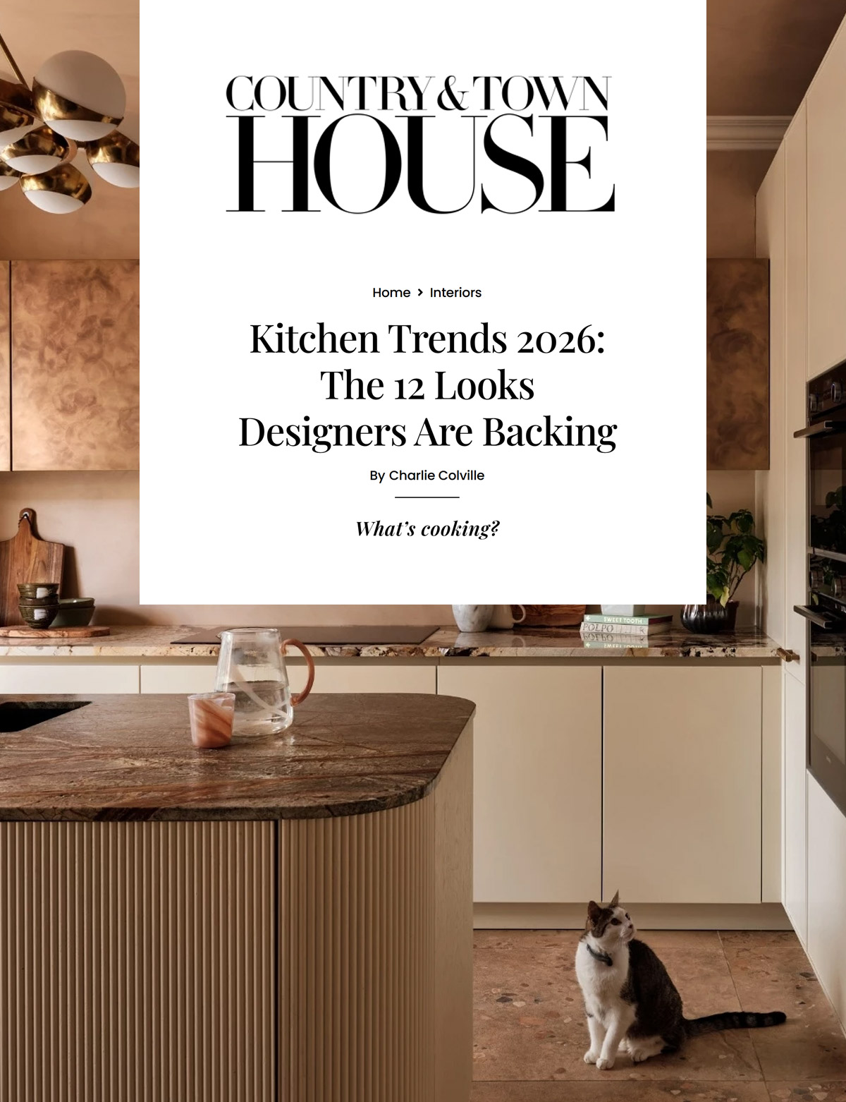 Kitchen Trends 2026 in Country & Town House
