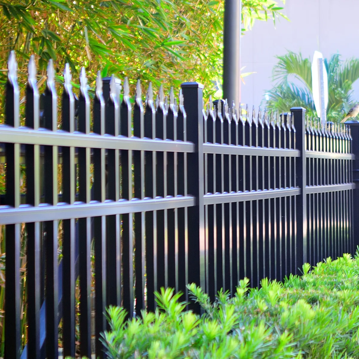 Black Aluminum Fence By Top Tier Fencing