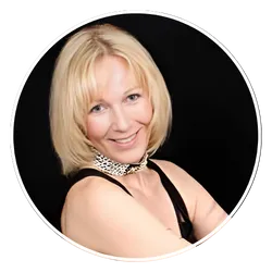 Natalie Kawai with blonde hair, spiritual teacher and author